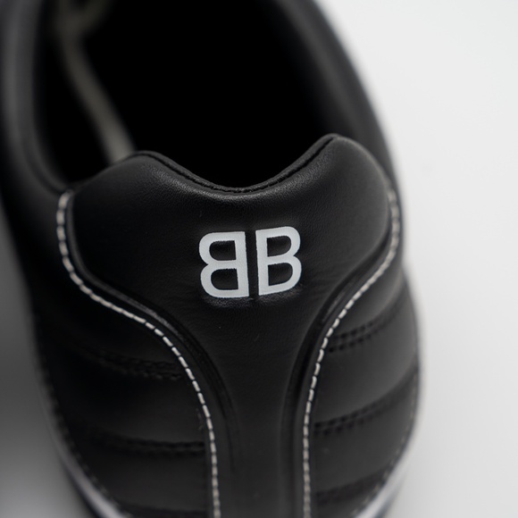 Size 44 - Balenciaga Zen Sneakers Black White Leather - Picture 9 of 13